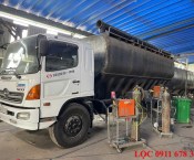Cải tạo xe bồn chở cám thức ăn chăn nuôi cho Hino Isuzu Chenglong