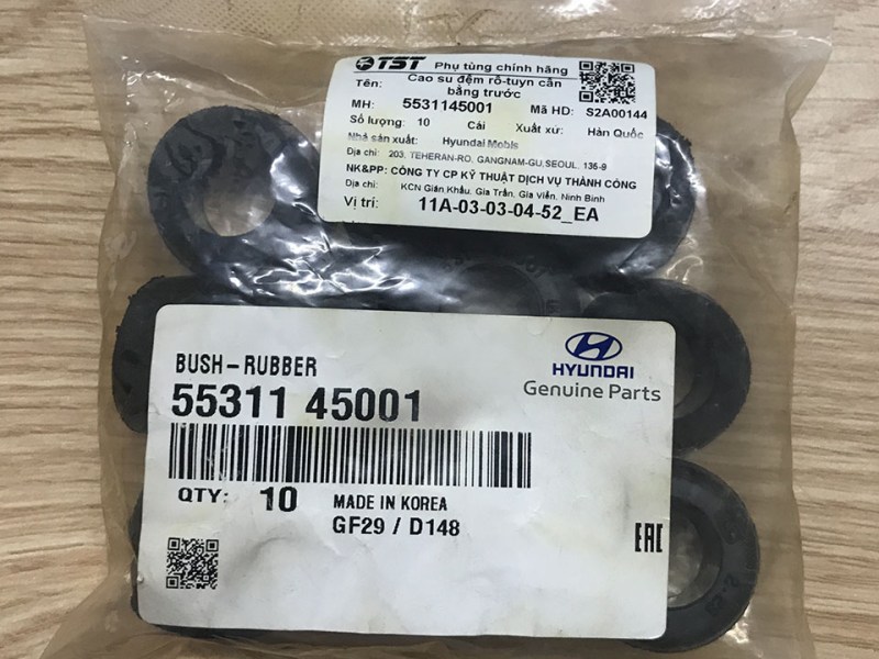 Cao su phuộc HD65 HD72 HD99 110S N250