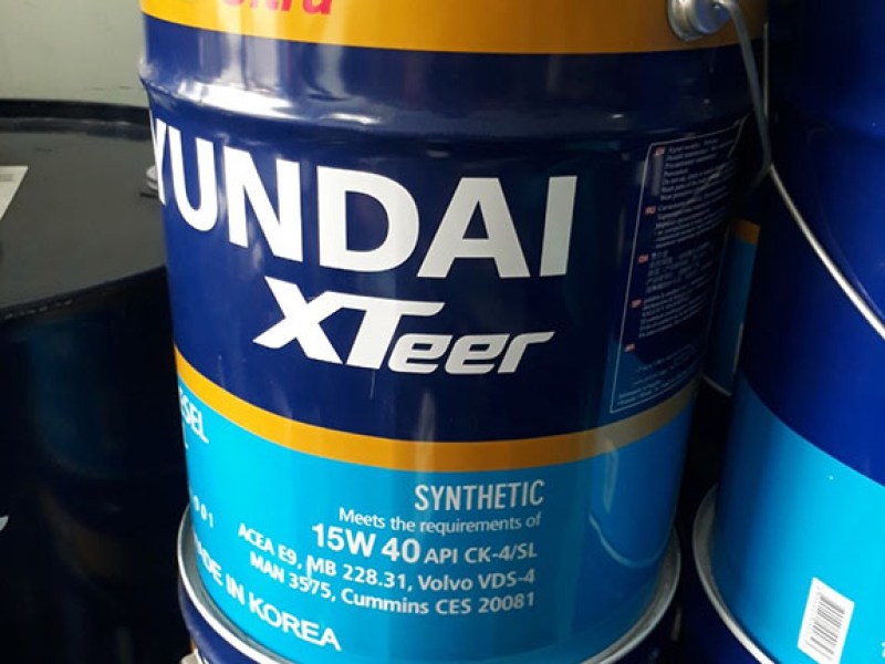 Dầu nhớt Hyundai chính hãng
