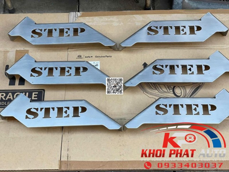 Pat cản sau mẫu Quyền Auto bát cản sau Inox 